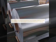 Aluminum Alloy 8079 Aluminum Foil Cosmetic Sealing Sheet (0.025 mm | 770 mm Width | Corrosion-Resistant Coating)