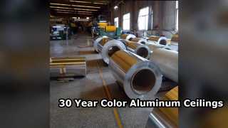 Dayanıklı Alüminyum Tavan Levhaları 30 Yıllık Renk