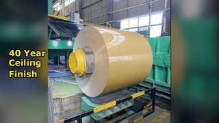 Alüminyum Tavan Bobini 40 Yıllık Kaplama