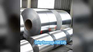 Sütlü İçecek Kapakları İçin Pro Sınıf Alüminyum Folyo