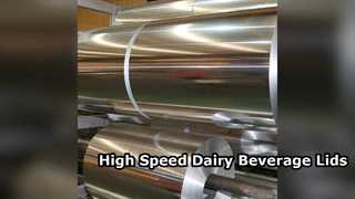 8011 Alüminyum Folyo Sütlü İçecek Kapakları Tazeliği Mühür