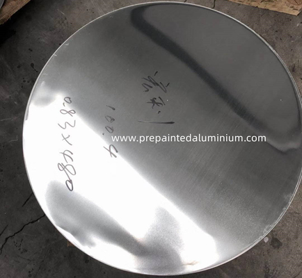 0.8mm Kalınlık Çapı 480mm Ön Boyalı Alüminyum Alaşımlı Daire Levha