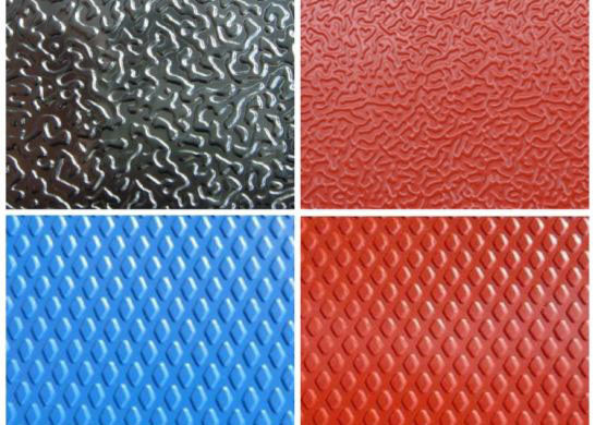 Alloy3003 24 Ölçer x 48 '' İnç Çeşitli Renkler İç Dekoratif Panel İçin Elmas / Sıva Kabartmalı Alüminyum Levha