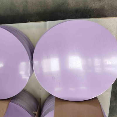 AA1060 H0 0.80mm Kalın Boyalı Alüminyum Diskler Alüminyum Çemberler Pot İmalatı için Güzel Görünüm