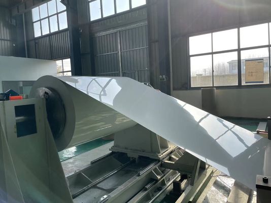 Renkli kapalı dalgalanmış çatı rulo kapı yağmur suyu drenaj borusu renkli kaplı alüminyum levha