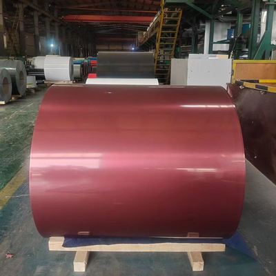 Pencere ve Çatı için Renkli Kaplama Alüminyum Çizgi Bobini 0.50mm Kalınlığı