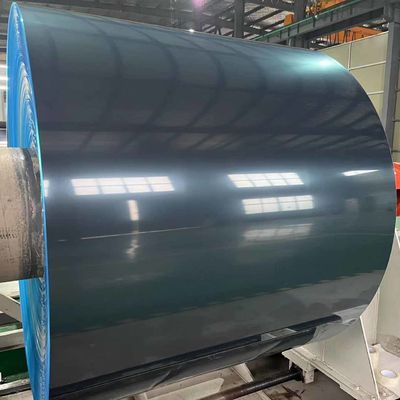 Alaşım 3003 Ral 7047 PVDF Lake Alüminyum Levha 0.75mm X 48 '' Perde Duvar İçin Ön Boyalı Alüminyum Bobin