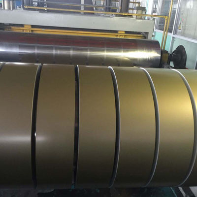 Alloy3105 0.25*173mm çizilmez PE Renkli Önceden boyalı Alüminyum Şerit Panjur Kapı Perdesi Yapma Amaçlı