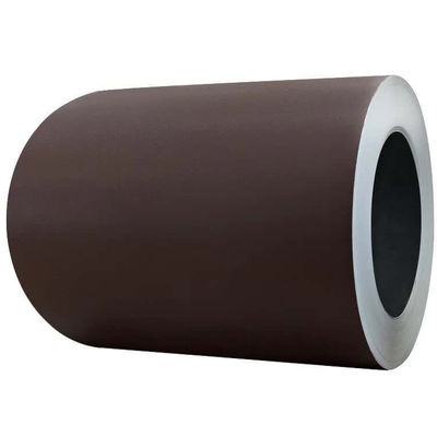 Kahverengi Kaplı Alüminyum Bobine Perde Duvarı İçin Önçe Boyanmış Alüminyum Yaprak/Plat/Panel