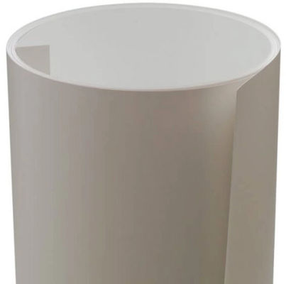 Alaşım 3105 Beyaz Renk 22 Ölçüm 0.60mm Kalınlık 350mm Genişlik PE Çukur Yapımı İçin Ön Boya Alüminyum Bobine