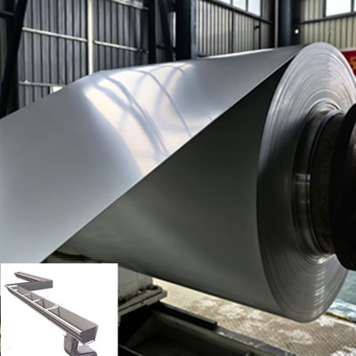 Alaşım 3105 Ral 7035 Gri Renk 26 Ölçüm 0.45mm Kalınlık 350mm Genişlik PE Alüminyum Çukur Yapımı İçin Ön Renkli Alüminyum Bobine
