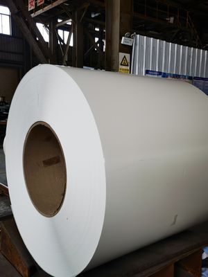 1.2 mm × 1200 mm 1000 Serisi Alüminyum Beyaz Kaplı Renkli Bobin