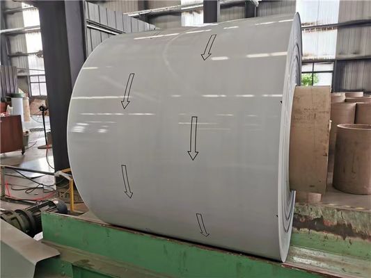 3005 H47 0.4MM Metal Çatı Dış Alüminyum Pencereler için Renkli Kaplı Alüminyum Bobin