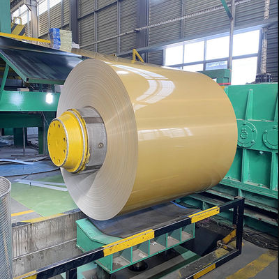 0.7*1300mm 3003 Serisi Özel Kalınlık ve GB/T3830-2006 Standart Renkli Kaplı Alüminyum Yaprak için Önçe Boyanmış Alüminyum Bobin