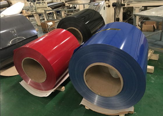 Alaşım 3003 Temper H32 1.00mm Kalınlığı Çatı dekorasyonu için önceden boyanmış alüminyum sarmal
