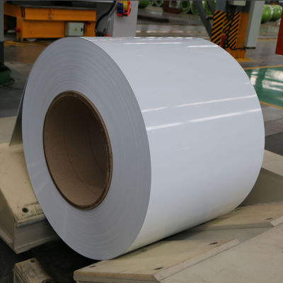 AA3003/1.3mm 1250mm İç dekorasyon için Beyaz Ön Boya Alüminyum Bobine