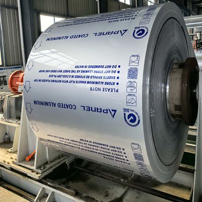 PVDF önceden boyanmış alüminyum sarmal 0,5 mm Çatı panelleri için kullanılan kalınlık