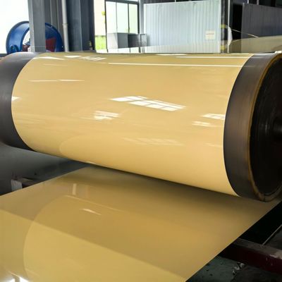 Ön boyalı Alüminyum Levha, PVDF Boya 25um Üst Taraf, üretim otomobili için 2490 mm'ye kadar maksimum genişlik