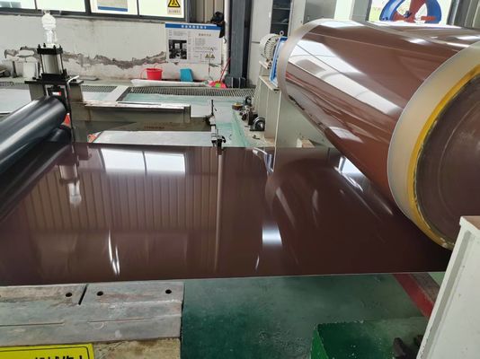 1060 H24 0.6mm Kalınlığı İç dekorasyon için önceden boyanmış alüminyum sarmal