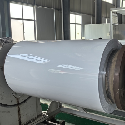 2.4mm Kalınlığında ve 1250mm Genişliğinde Kamp Kapsülü İmalatında Kullanılan Polyester Ön Boyalı Alüminyum Rulo