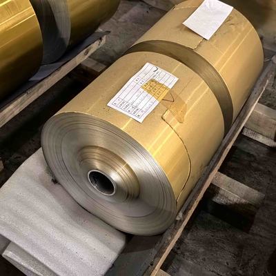 8011 O Temper 0.12mm Dayanıklı Yan Boyalı Alüminyum Folyo Fırın Kapları Üretimi İçin