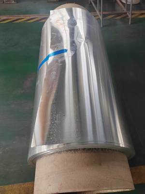 AA8011 O Metal ambalaj kutuları için 0.1MM genişliğinde alüminyum ayna levhası / sarmal