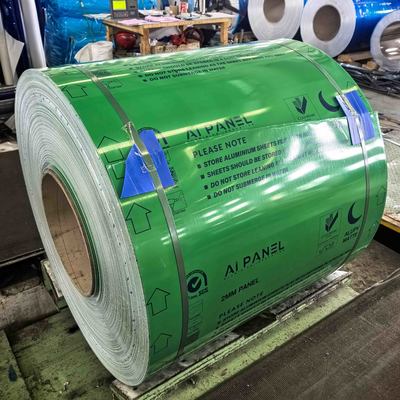 Alaşımlı 3003 0.7mm Ön Boyalı Alüminyum Bobin Posta Kutuları İçin