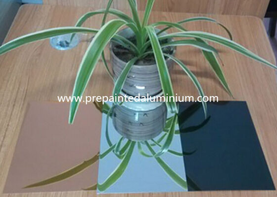 % 86 Yansıtıcı Parlak Alaşım 1085 Kalınlık 0.50mm Ayna Kaplama Alüminyum Levha Altın Rengi Ev Dekorasyon Paneli İçin Kullanılan