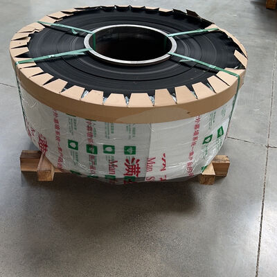 AA3003 H24 Yüksek Parlak Siyah Renkli Kaplı Alüminyum Yaprak Çukur Malzemesi İçin Poliester Kaplı Alüminyum Yaprak