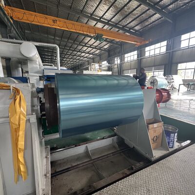 Rulo Edilebilir Sırt Havalandırma Bandı Yapımı için 0.10mm Kalınlık 45mm Genişlik Boyalı Alüminyum Folyo Bobin