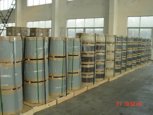 Çatı için PVDF boya kaplama ile dayanıklı 1 mm kalınlığında alaşım 3105 H24 önceden boyanmış alüminyum sarmal