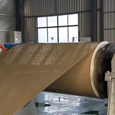 Çatı alaşımı için renkli kaplı alüminyum plaka 3105 PPG Boya Kynar PVDF Mat Gri Ral 7046 Ön Boyama Bobine 0,05 Inch Kalınlığı 49 Inch Geniş