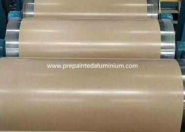 Ahşap Tahıl Rengi 405mm Alüminyum Düz Levha