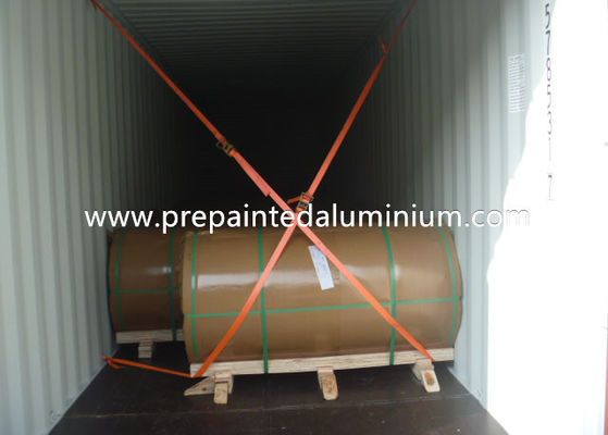 2490mm 3003 H14 Duvar dekorasyonu için Ön Boyalı Alüminyum